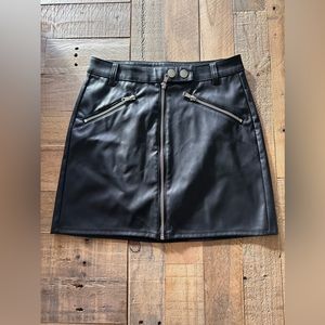 NWOT Wild Fable Faux Leather Skirt